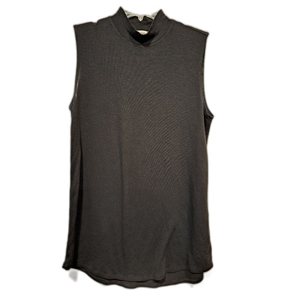 Athleta Black Sleeveless Top with Mock Turtleneck Women's size XS Athleisure - Picture 6 of 6